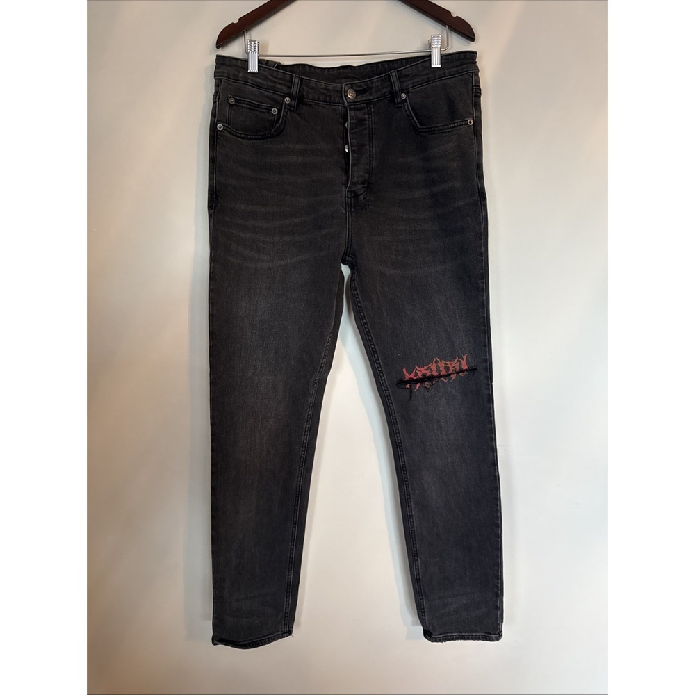 Ksubi Chitch Angst SabbathSkinny Jeans Black Men's Size 36